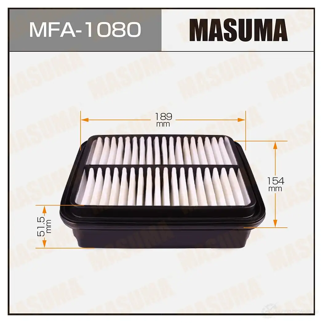 Фильтр воздушный MASUMA HU0 OERF 4560116762170 1422884452 MFA-1080
