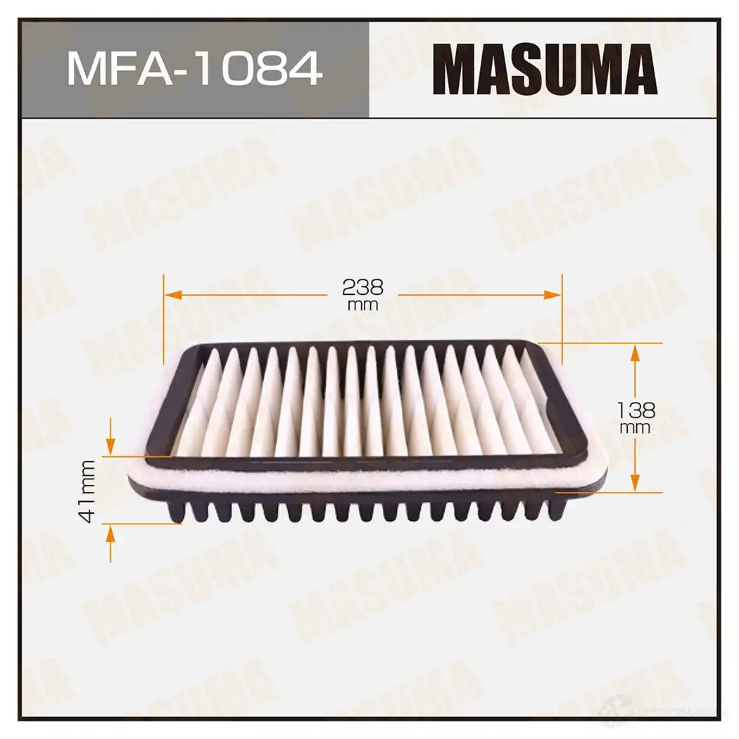 Фильтр воздушный MASUMA 1420577181 4560116762187 618 J7 MFA-1084 изображение 0