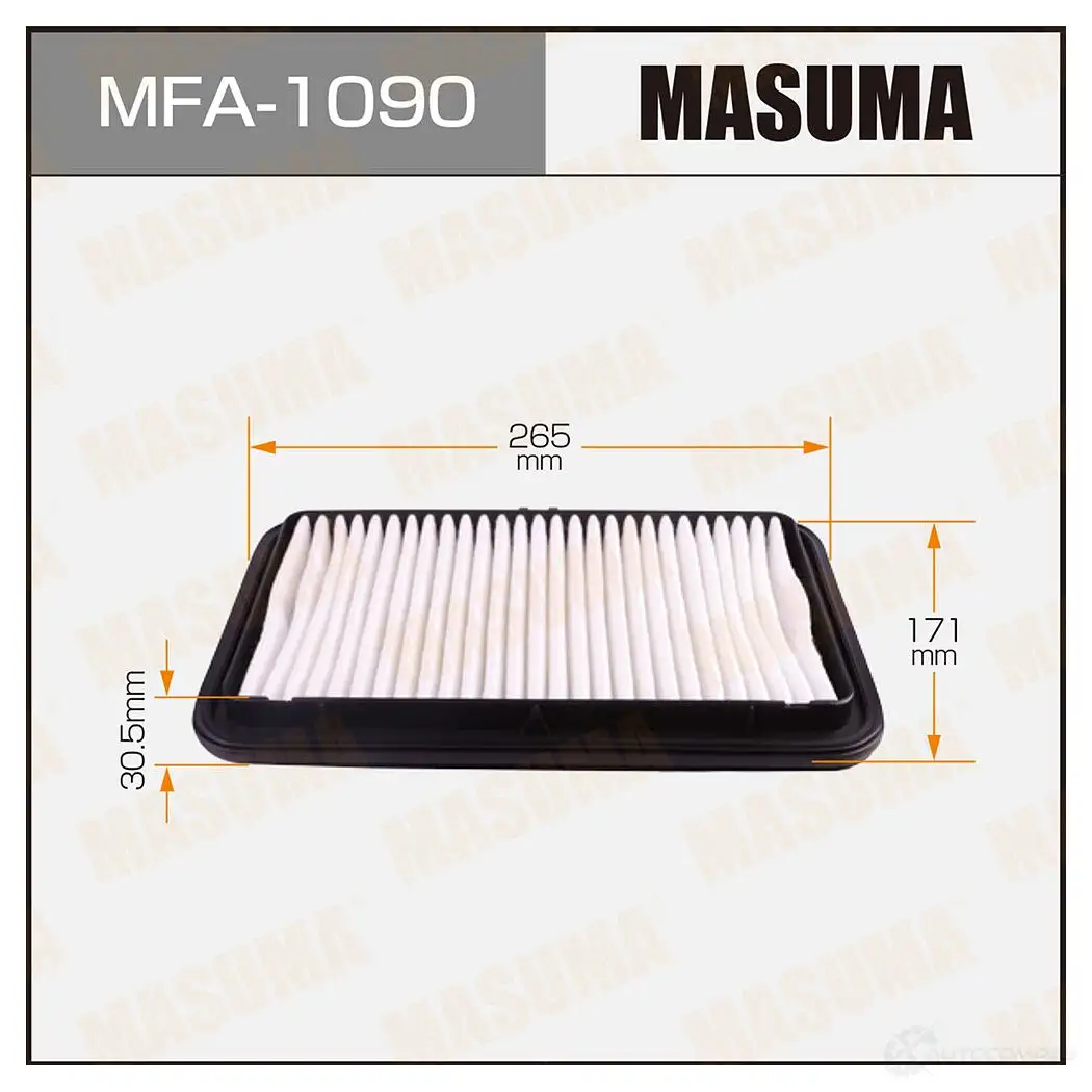 Фильтр воздушный MASUMA 1420577184 4560116762224 MFA-1090 HG9 TM изображение 0