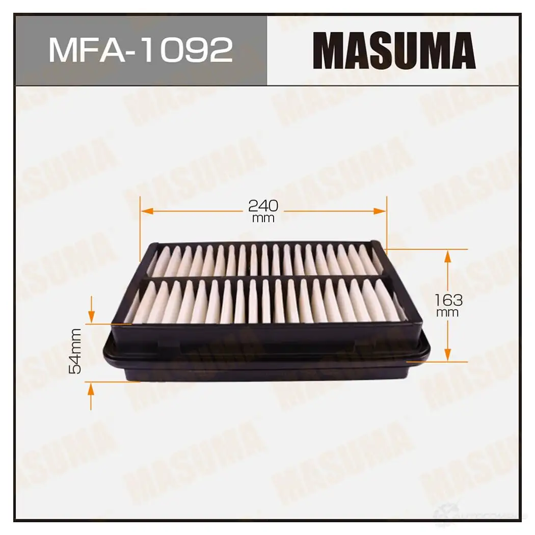 Фильтр воздушный MASUMA TBZT Y MFA-1092 4560116762231 1420577431 изображение 0