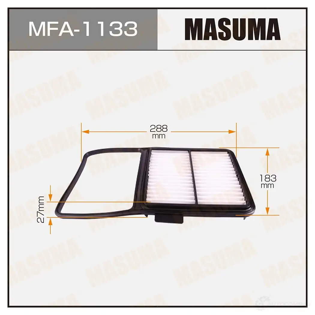Фильтр воздушный MASUMA 4560116761012 MFA-1133 P5AVXF Y 1420577239 изображение 0
