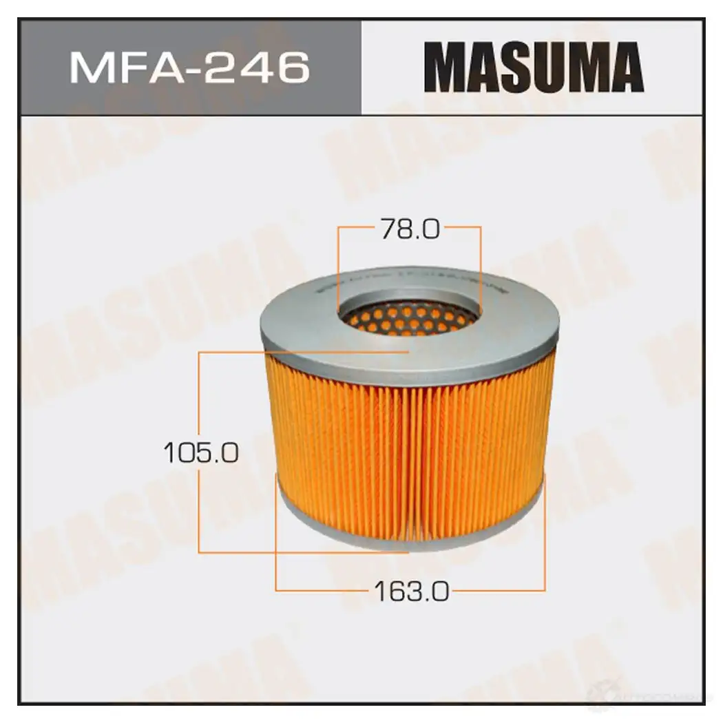 Фильтр воздушный MASUMA TTX XC1V 1420577199 4560116760701 MFA-246 изображение 0