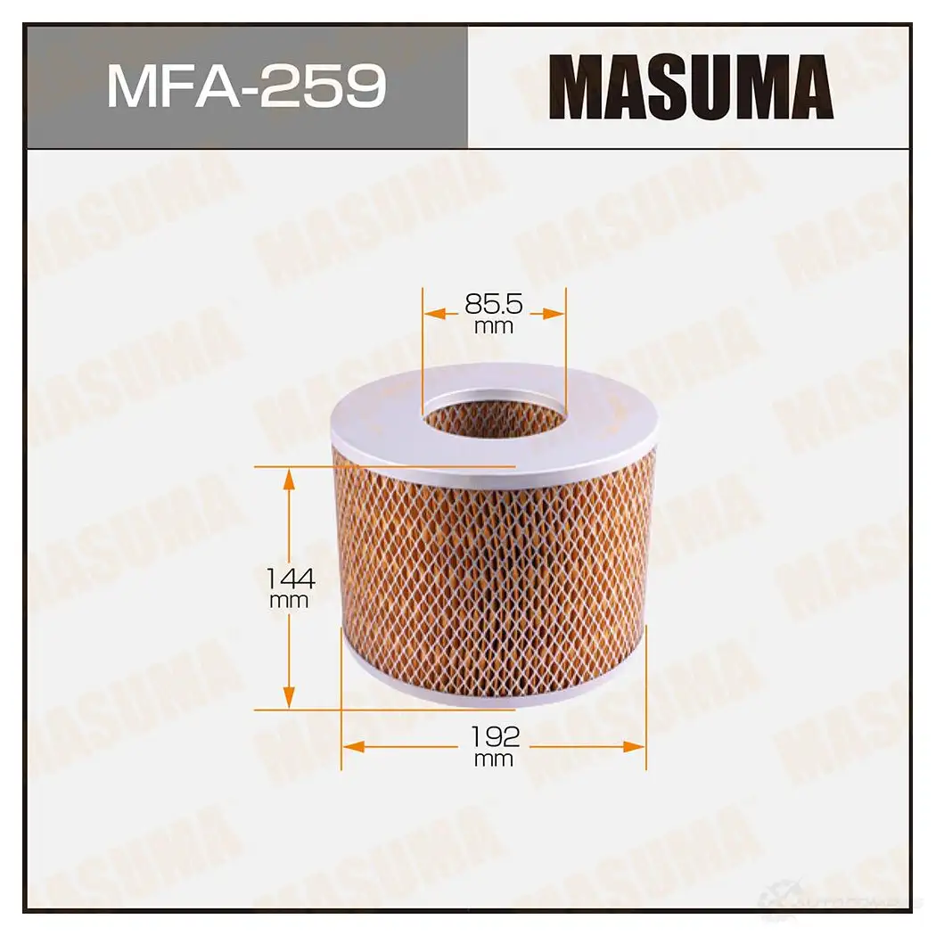 Фильтр воздушный MASUMA 4560116760527 1420577190 XK6L Q9 MFA-259 изображение 0