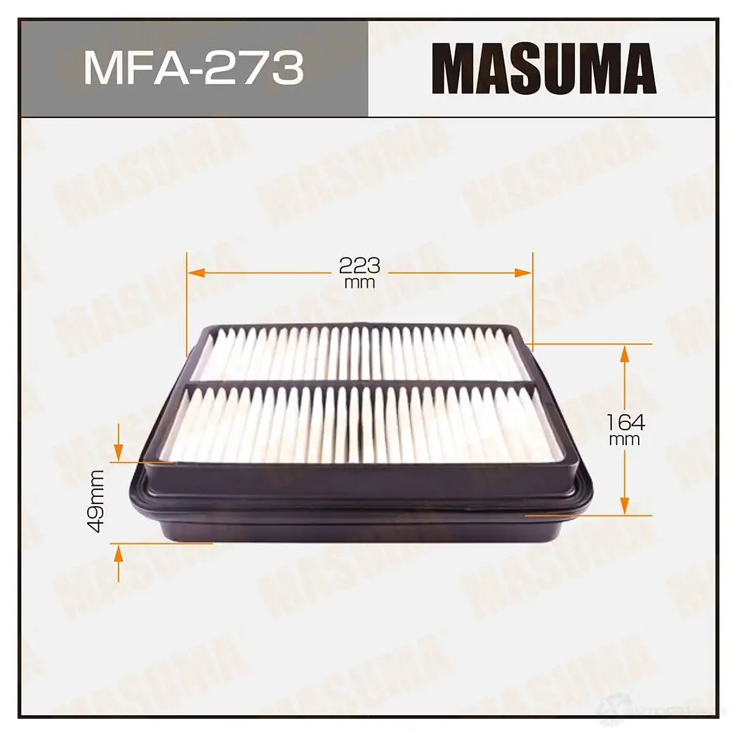 Фильтр воздушный MASUMA 1420577200 S5 19JE 4560116760138 MFA-273