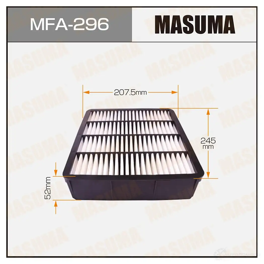 Фильтр воздушный MASUMA 4560116760053 KA 75I MFA-296 1420577212 изображение 0