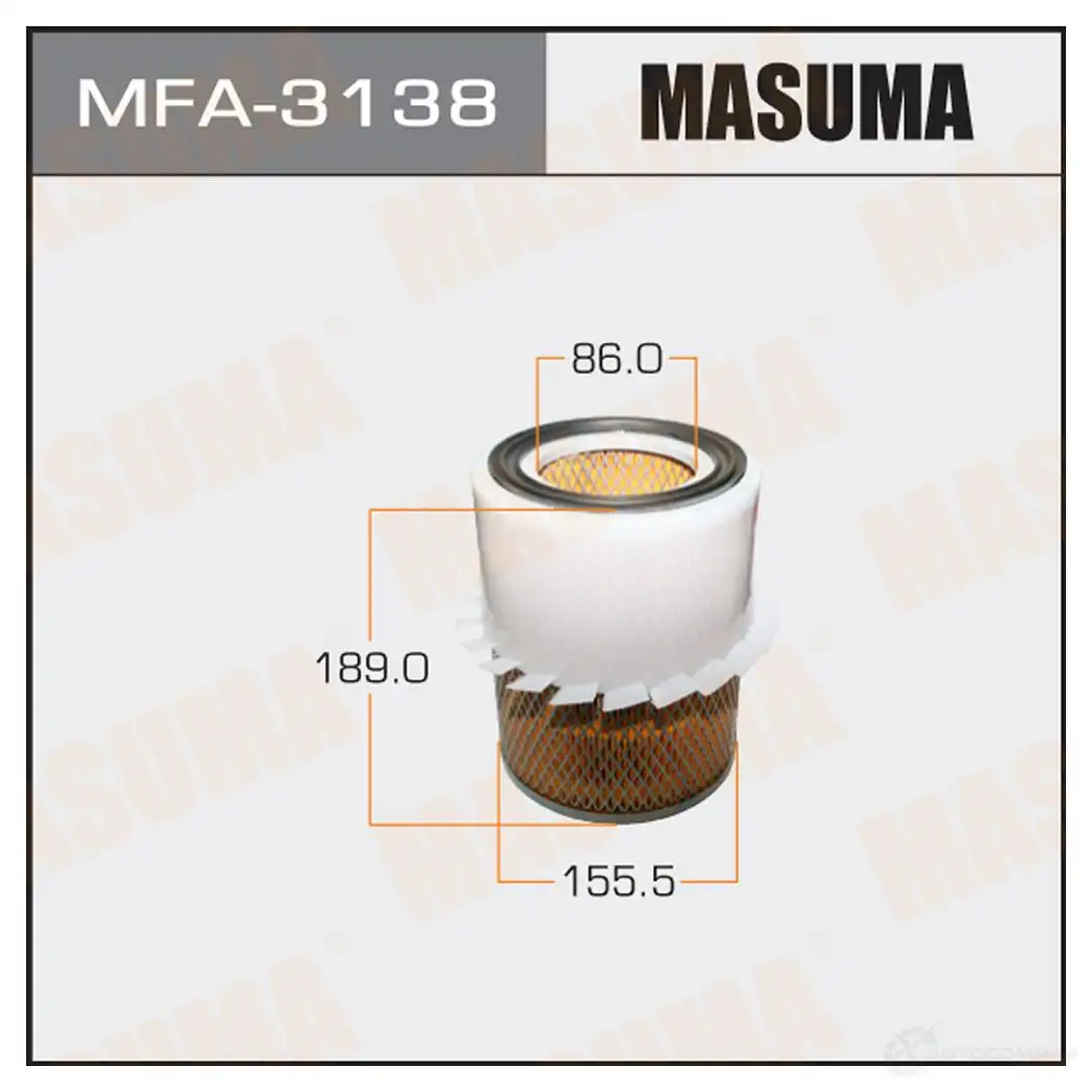 Фильтр воздушный MASUMA 4560116760657 1420577175 IOT FNF MFA-3138 изображение 0