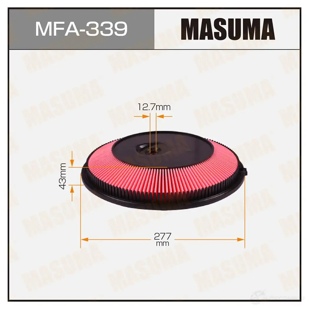 Фильтр воздушный MASUMA MFA-339 1420577160 V 6Q4EL 4560116760305