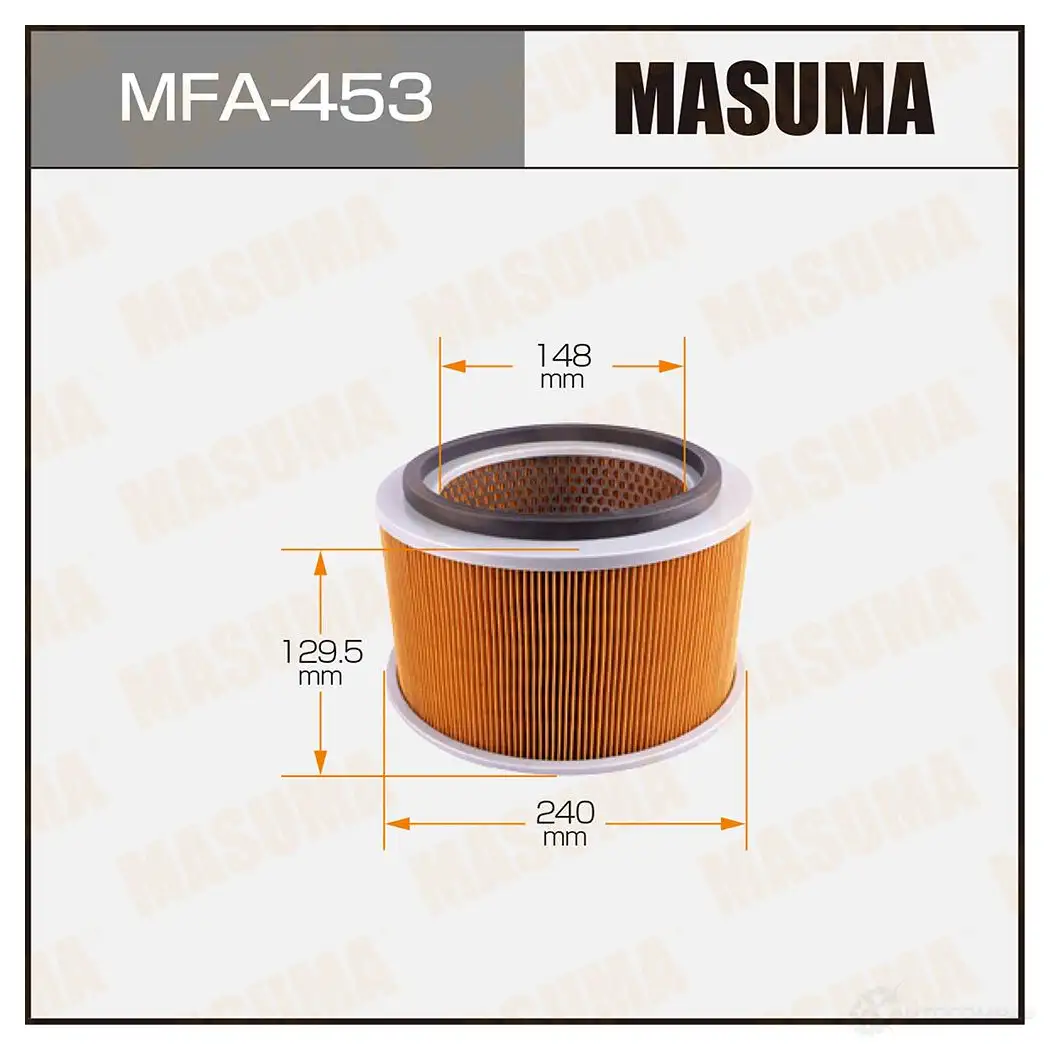 Фильтр воздушный MASUMA MFA-453 1422884426 PFDL E 4560116761241 изображение 0