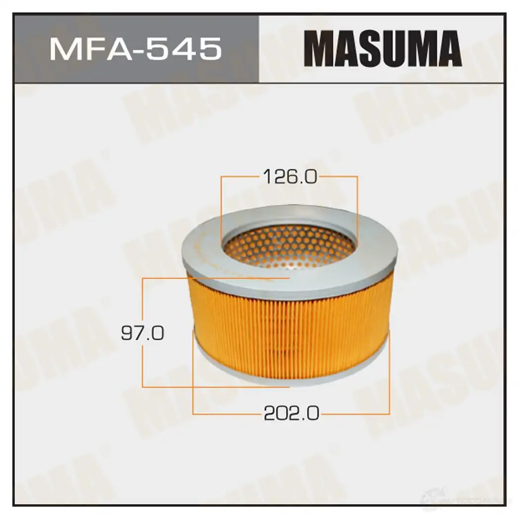 Фильтр воздушный MASUMA 4560116761586 F1M JJ MFA-545 1420577140 изображение 0