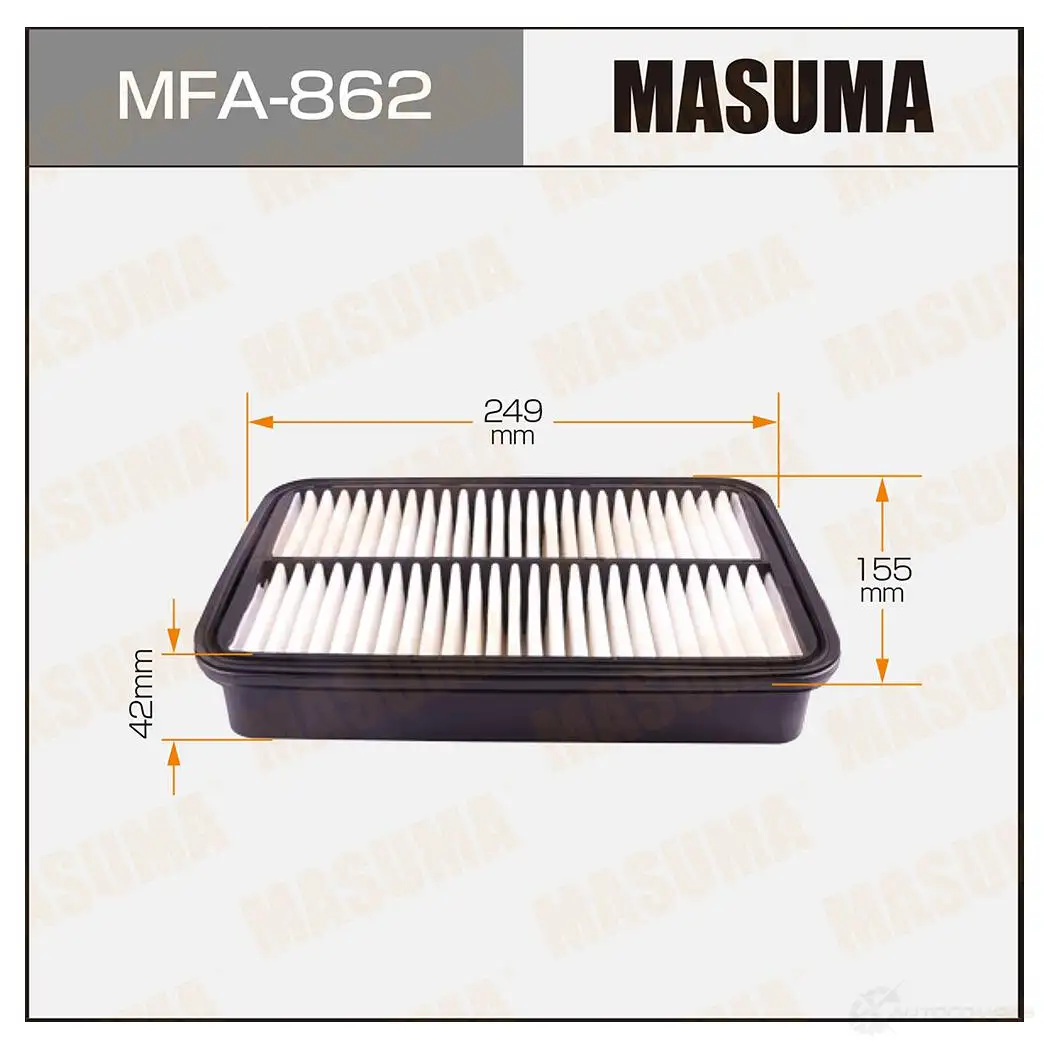 Фильтр воздушный MASUMA 1422884444 MFA-862 6J 45T 4560116760930