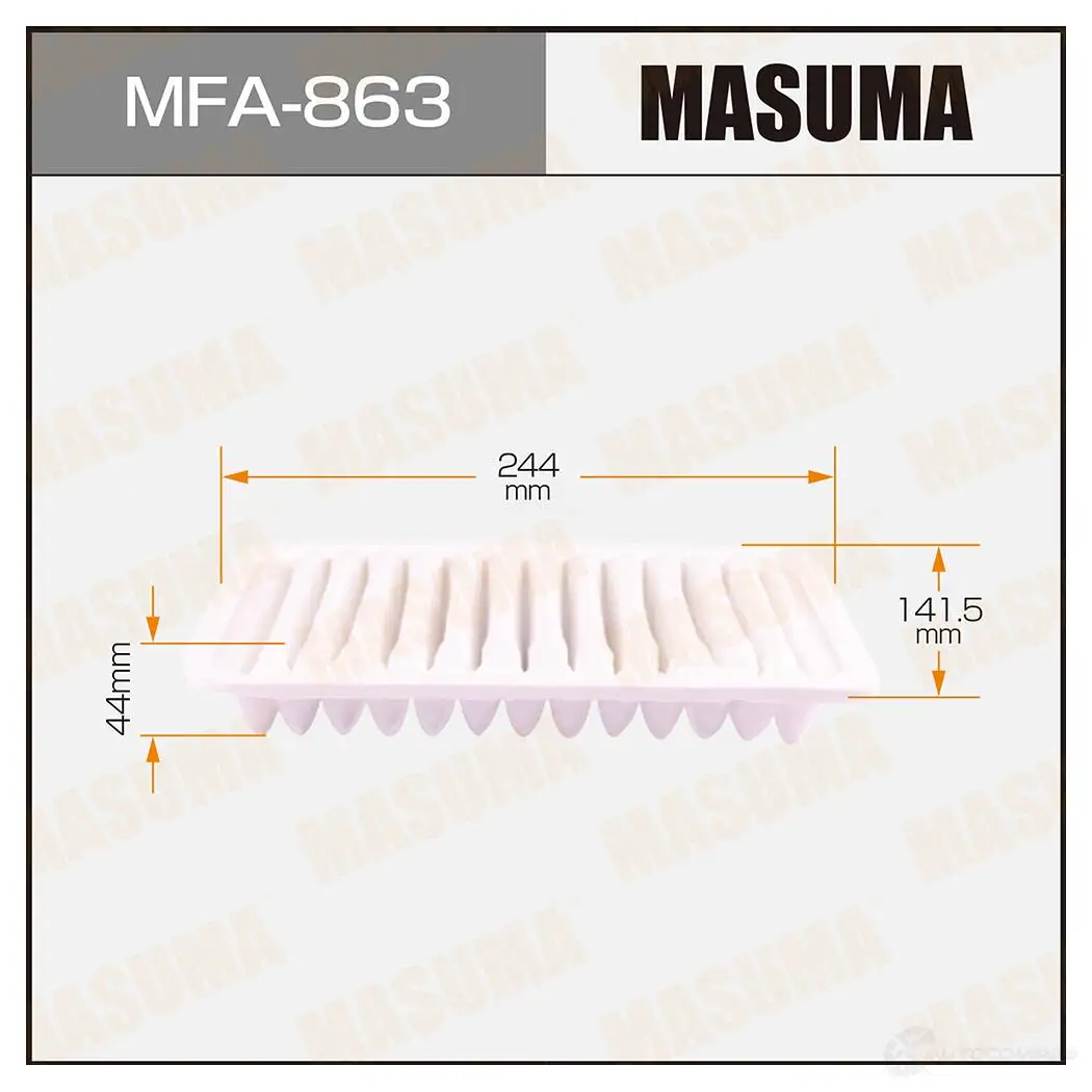 Фильтр воздушный MASUMA 1420577110 4560116761098 MFA-863 OG BLA изображение 0