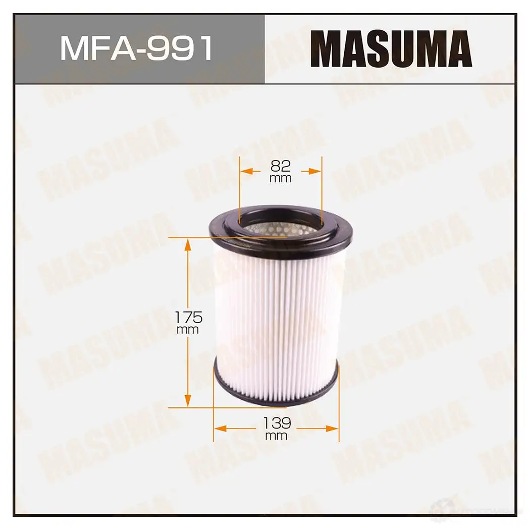 Фильтр воздушный MASUMA 1420577116 MFA-991 BB2P WP 4560116761272 изображение 0