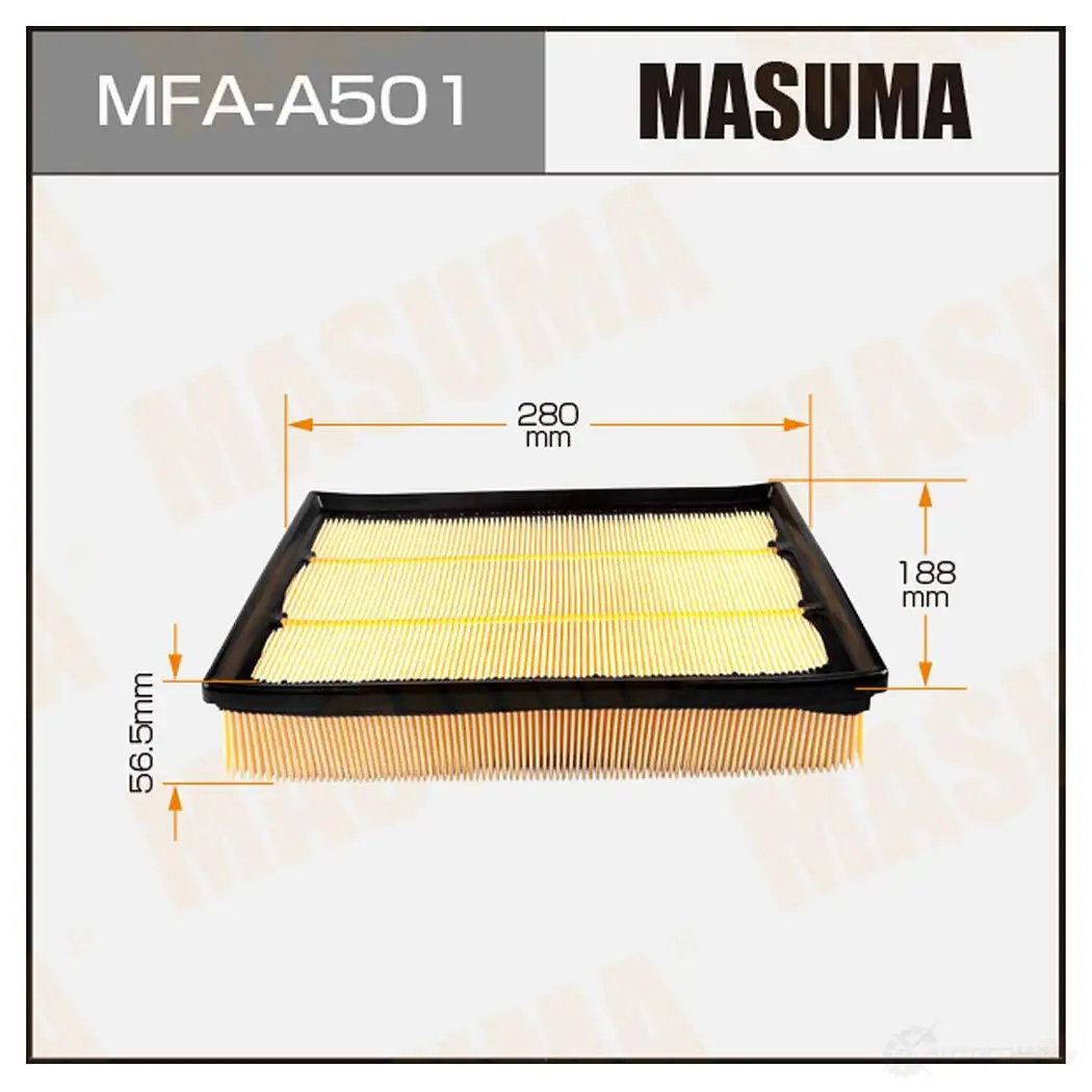 Фильтр воздушный MASUMA MFA-A501 4560116763856 5 TF2V 1420577452 изображение 0