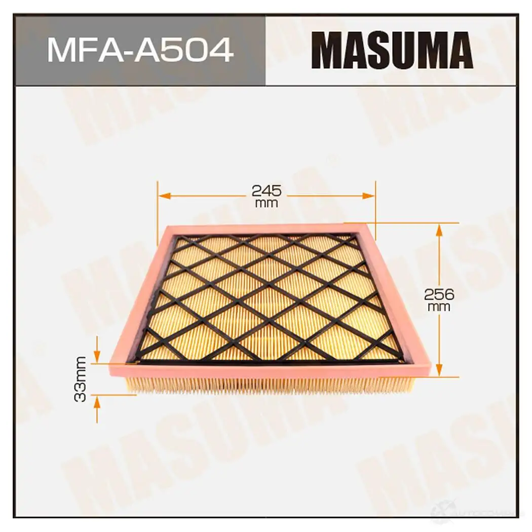 Фильтр воздушный MASUMA 1422884400 6PIH MS2 4560116763863 MFA-A504