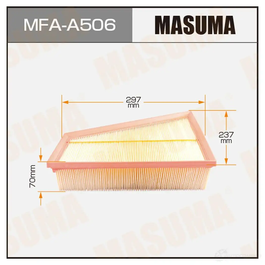 Фильтр воздушный MASUMA 1422884534 X01L W9 MFA-A506 4560116764266