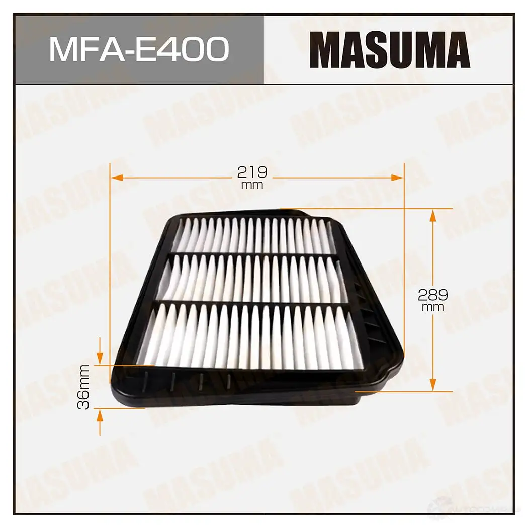 Фильтр воздушный MASUMA 4560116763610 MFA-E400 Y Q9OU2 1420577456 изображение 0