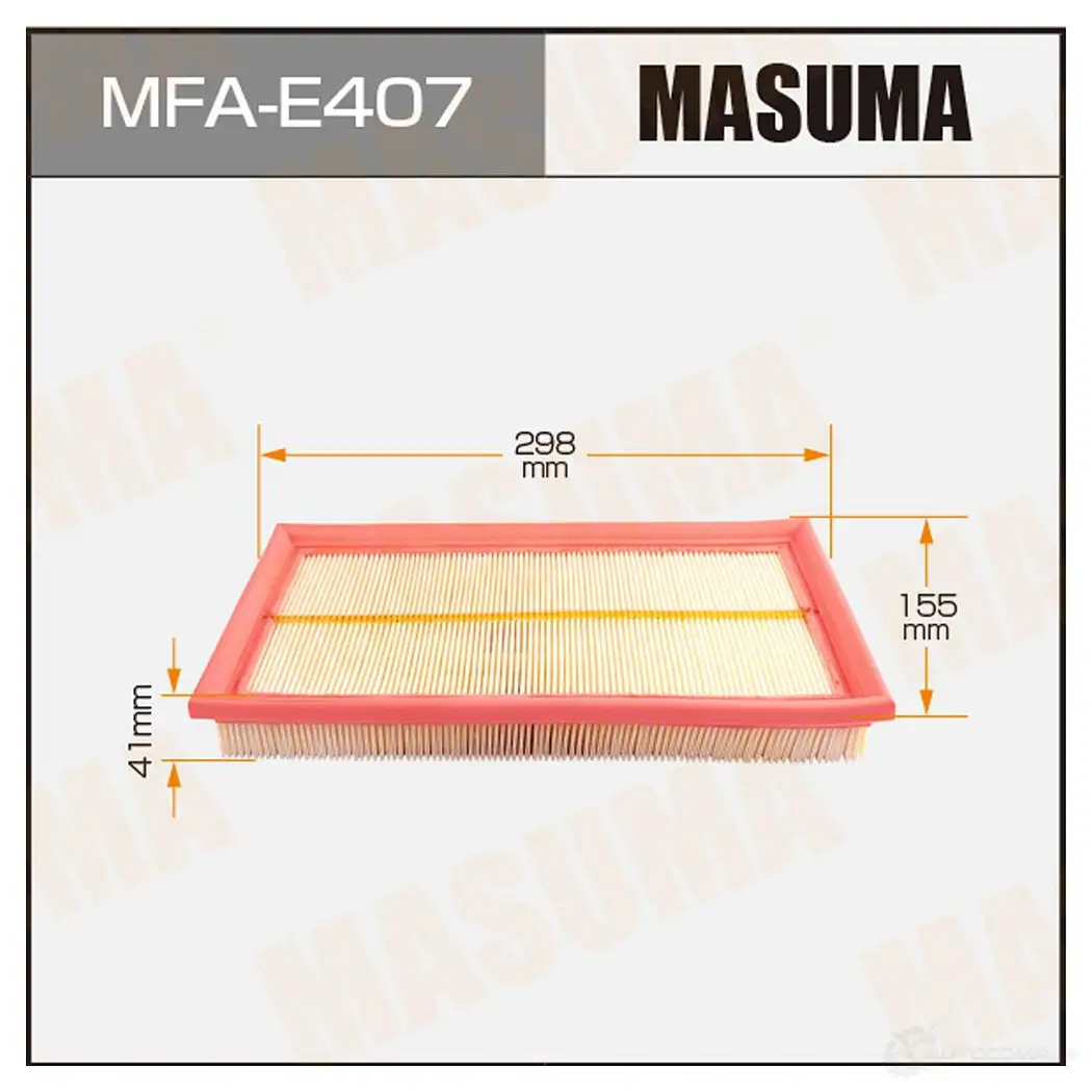 Фильтр воздушный MASUMA 4560116763511 D4 C2Q MFA-E407 1422884491 изображение 0