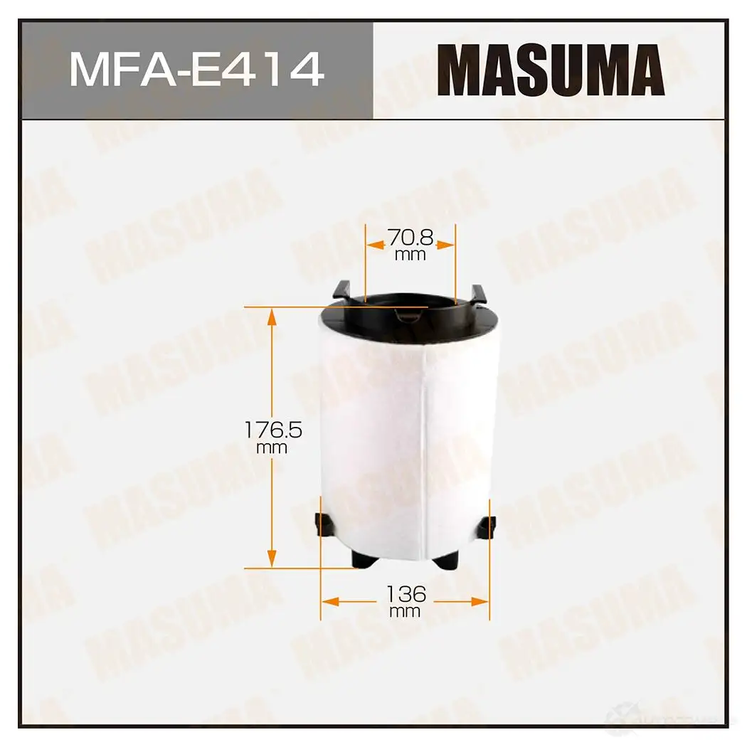 Фильтр воздушный MASUMA MFA-E414 4560116763917 1420577425 R 7CV9 изображение 0