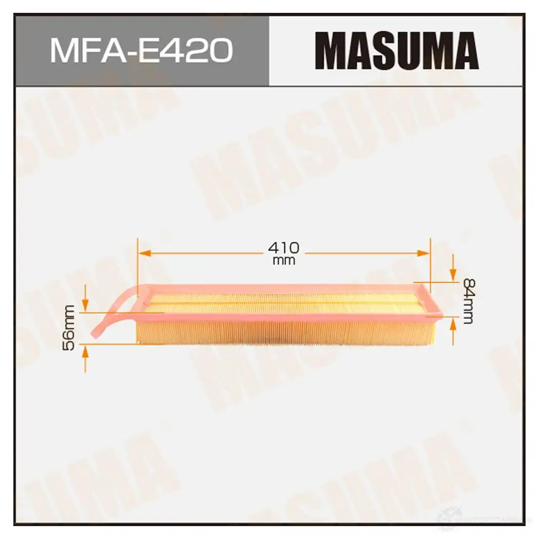Фильтр воздушный MASUMA 1422884398 MFA-E420 T80 3R8V 4560116764297 изображение 0