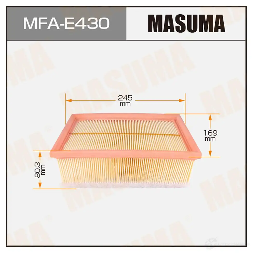 Фильтр воздушный MASUMA 1420577435 MFA-E430 4560116764631 S7IC ON изображение 0