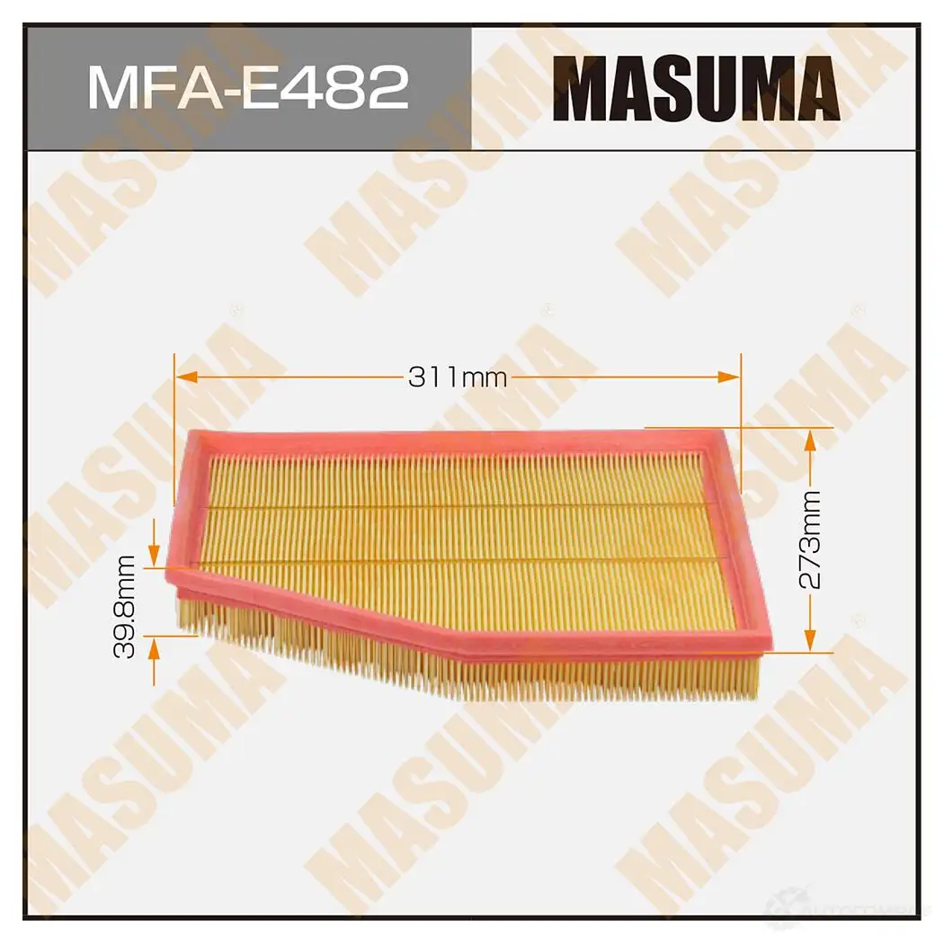 Фильтр воздушный MASUMA 1439698136 FP U2R MFA-E482 изображение 0