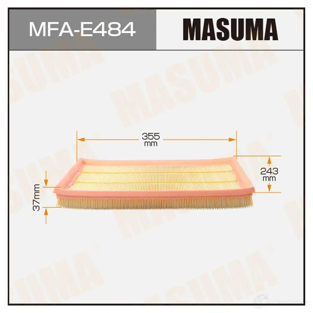 Фильтр воздушный MASUMA MFA-E484 LP 85GQO 1439698137
