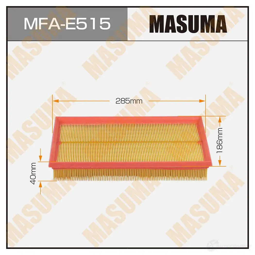 Фильтр воздушный MASUMA 1439698144 Q42S 5 MFA-E515 изображение 0
