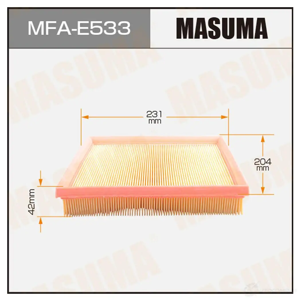 Фильтр воздушный MASUMA 1439698151 MFA-E533 B1LD N7