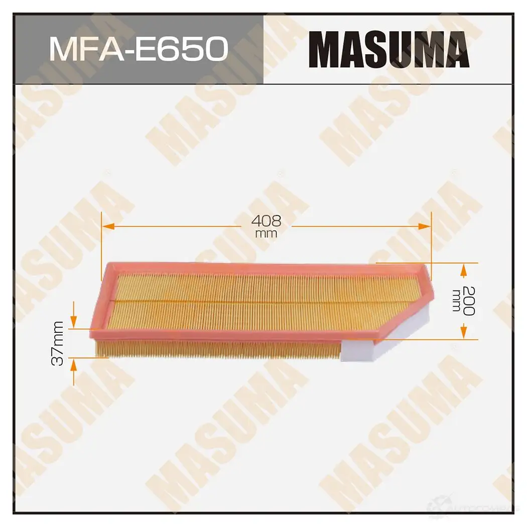 Фильтр воздушный MASUMA MFA-E650 1439698161 HR O9F изображение 0