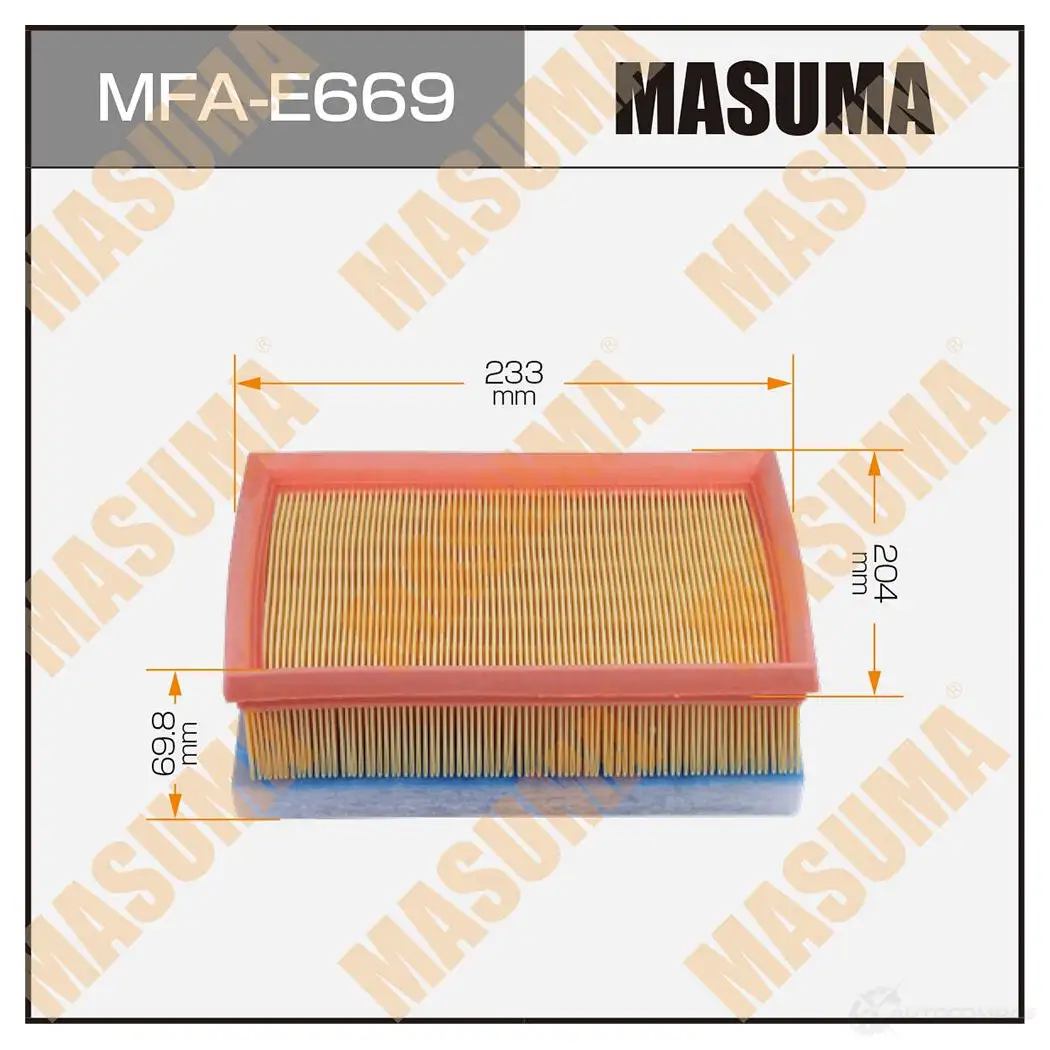 Фильтр воздушный MASUMA OT 787 1439698172 MFA-E669