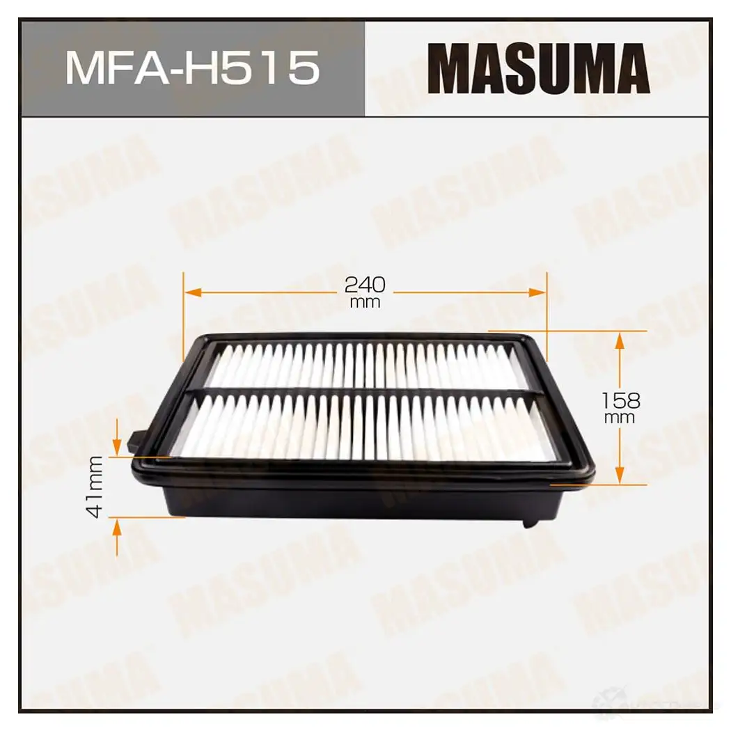 Фильтр воздушный MASUMA 5 KM42 1422884365 MFA-H515 4560116765119