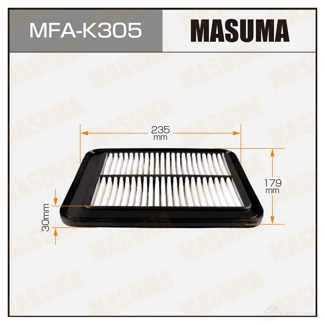 Фильтр воздушный MASUMA MFA-K305 3 P8P51X 4560116763016 1422884502 изображение 0