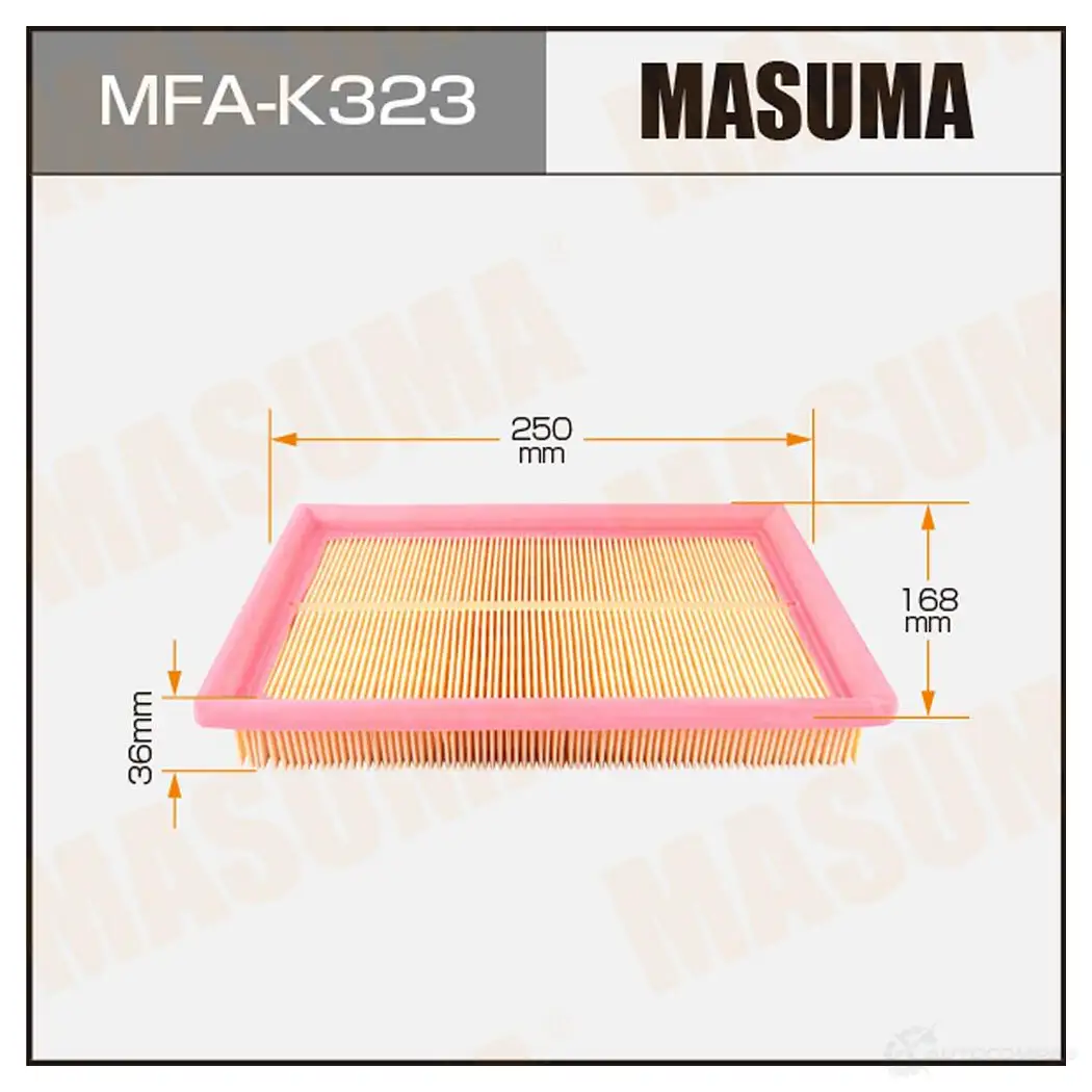 Фильтр воздушный MASUMA MFA-K323 3955 Y 4560116763276 1422884495 изображение 0