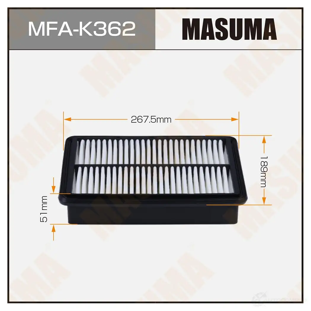 Фильтр воздушный MASUMA MFA-K362 V4 VSR 1439698180
