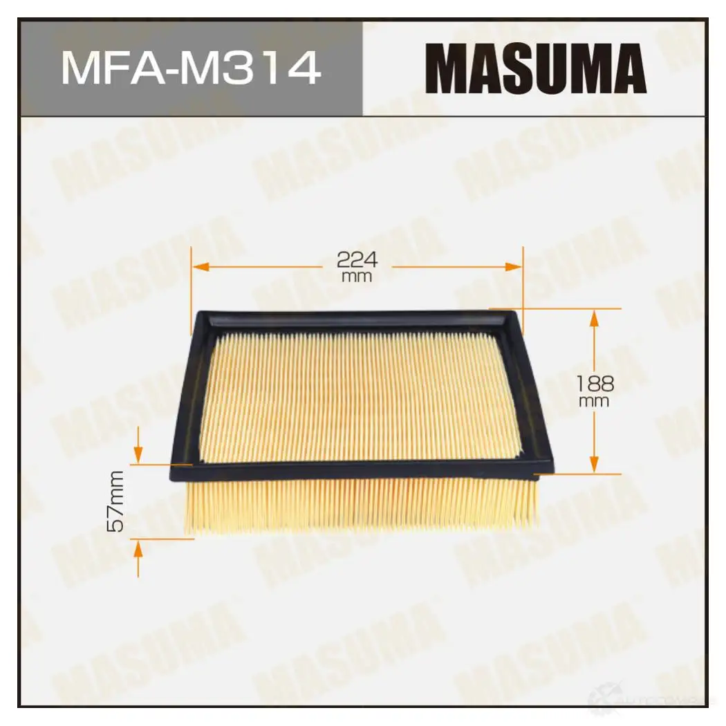 Фильтр воздушный MASUMA MFA-M314 1439698188 DU 1HKM