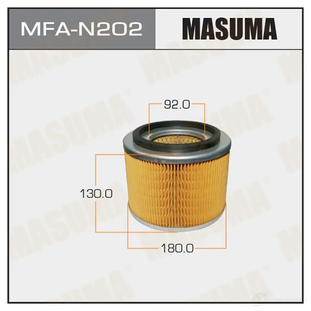 Фильтр воздушный MASUMA 4560116763986 Q 7HBQ 1420577153 MFA-N202 изображение 0
