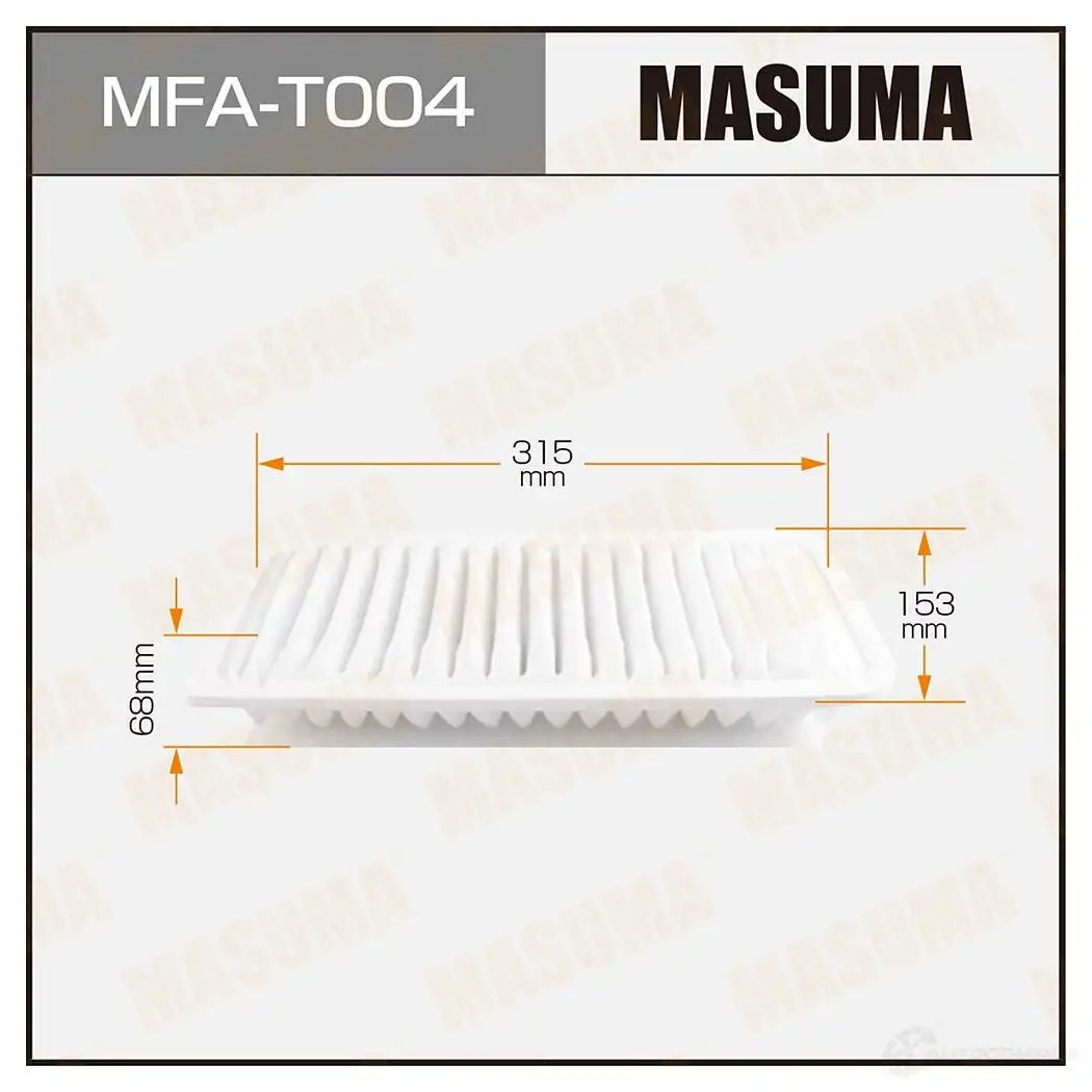 Фильтр воздушный MASUMA 1422884520 4560116762279 TU 4LVU MFA-T004