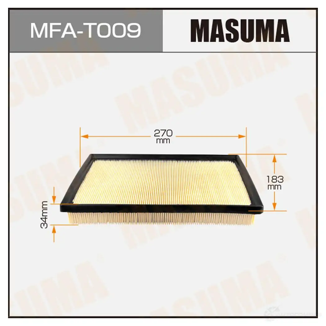 Фильтр воздушный MASUMA 4560116765096 1420577242 502D E8 MFA-T009