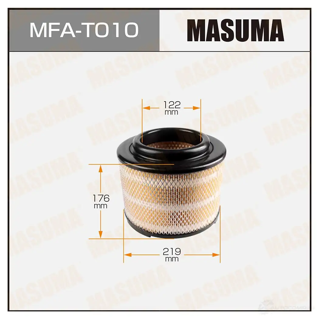 Фильтр воздушный MASUMA HPKH L 1420577246 4560116765089 MFA-T010 изображение 0