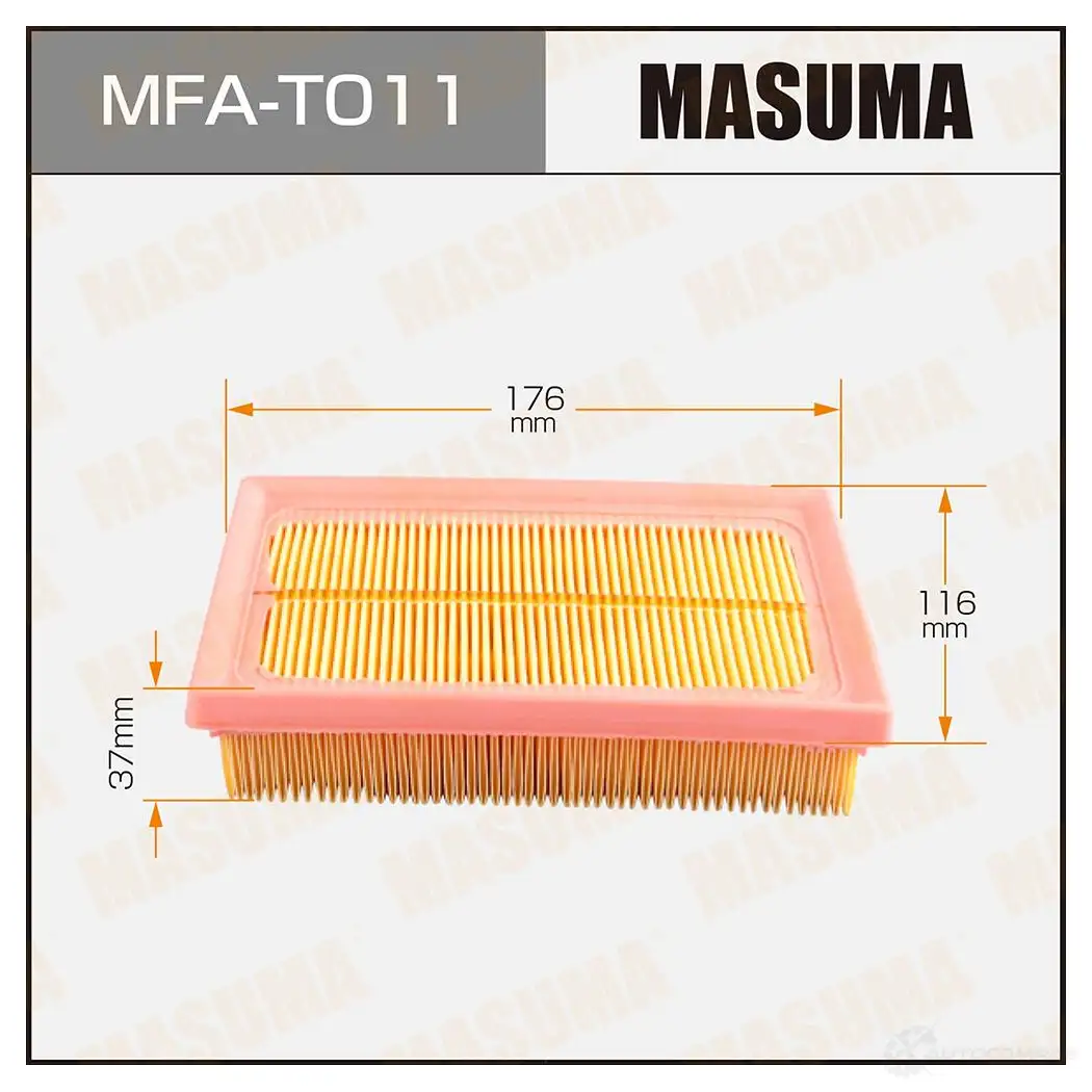Фильтр воздушный MASUMA 8J 5ON3 MFA-T011 1422883868 4560116765171