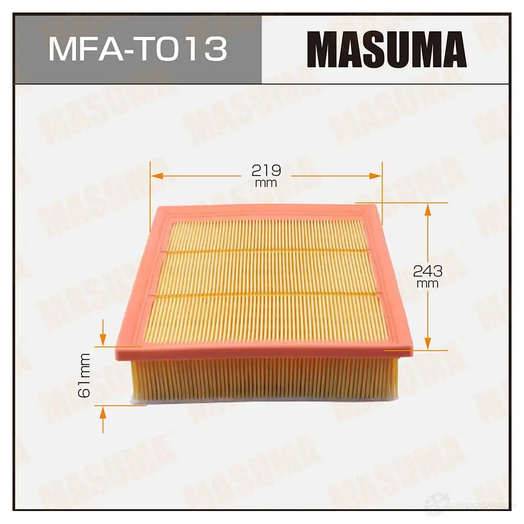Фильтр воздушный MASUMA 4560116765317 OY5T 3 MFA-T013 1420577244 изображение 0