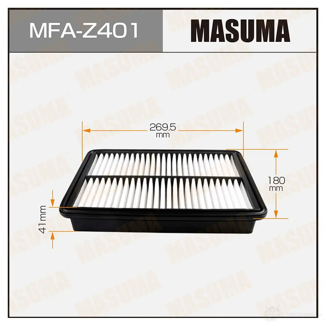 Фильтр воздушный MASUMA MFA-Z401 4560116765256 PC KUOR 1420577139 изображение 0
