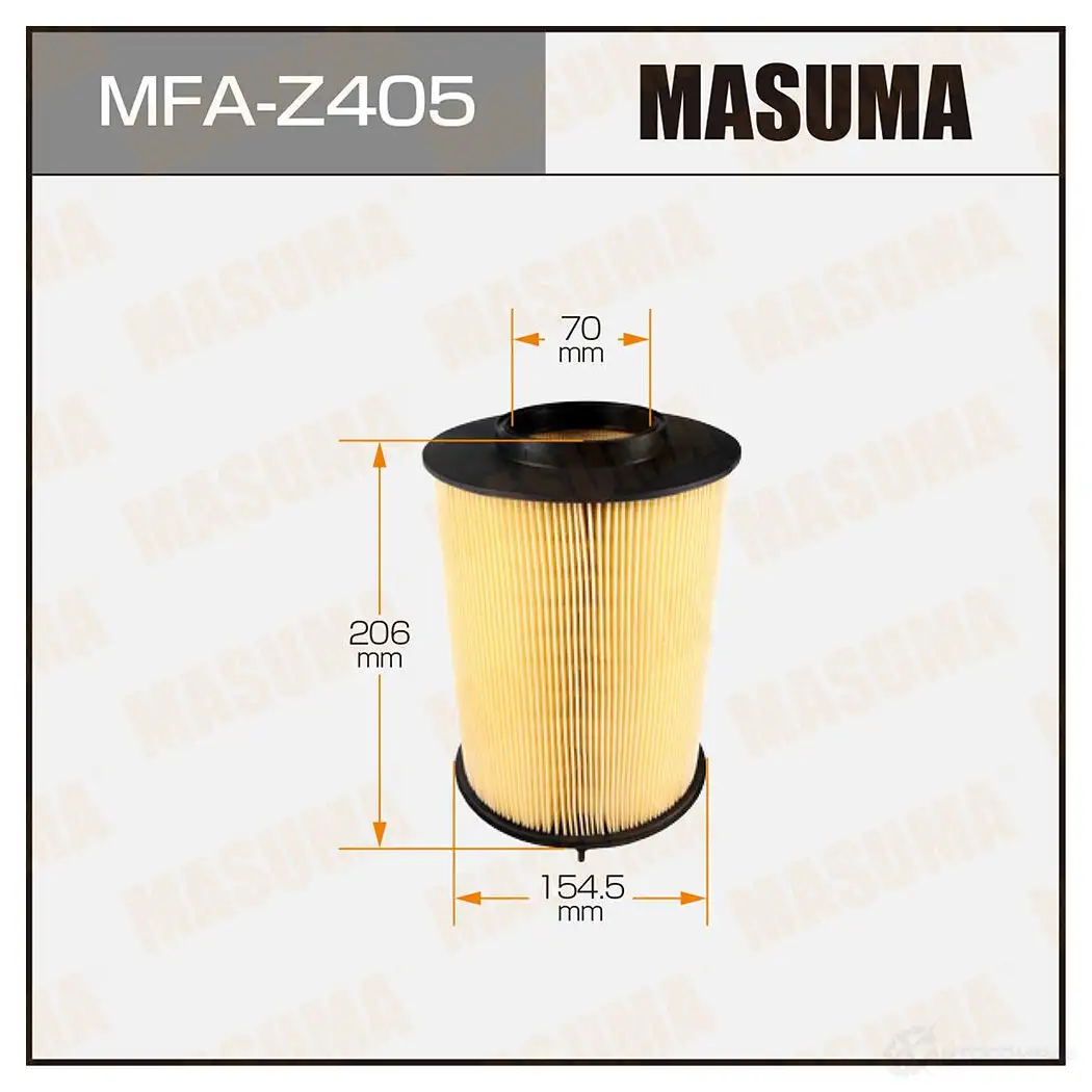 Фильтр воздушный MASUMA 1422884515 MFA-Z405 4560116765287 GYJR RK изображение 0