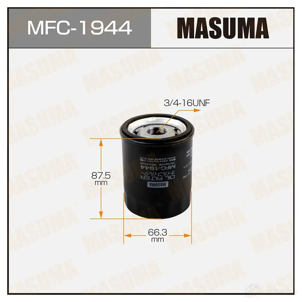 Фильтр масляный MASUMA SY NOJ 4560116740321 1420577282 MFC-1944