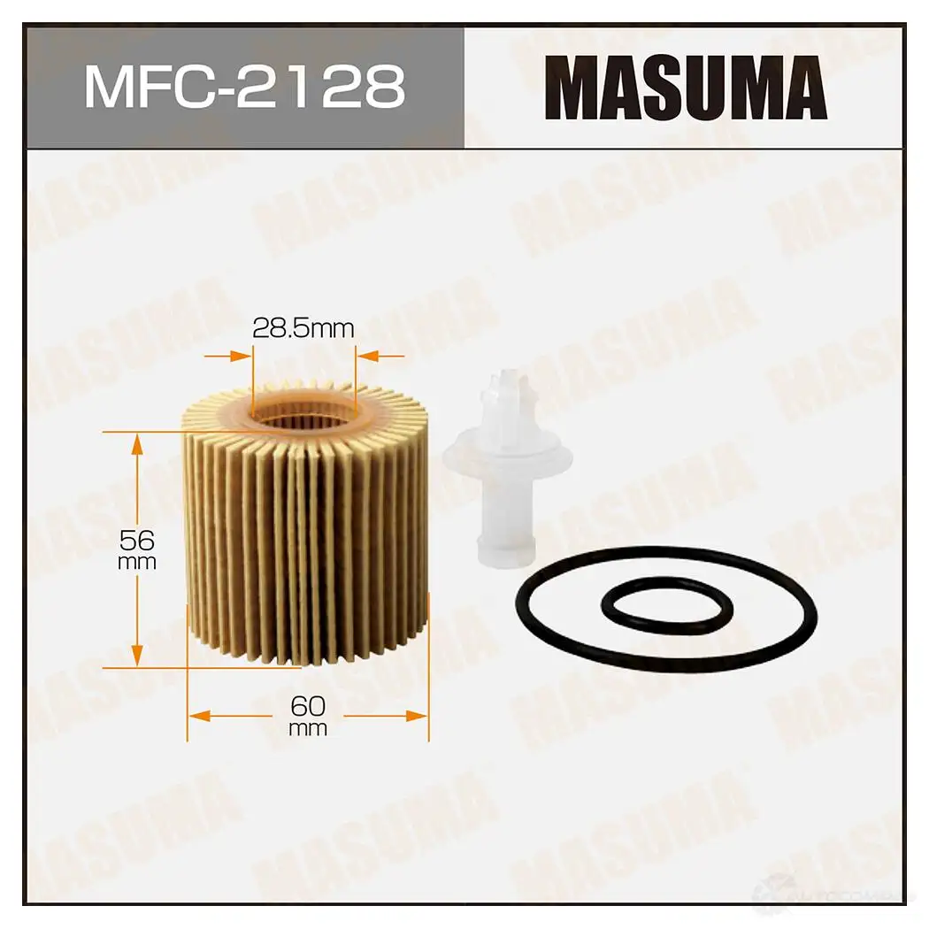 Фильтр масляный (вставка) MASUMA 1420577294 O3UI S 4560116741694 MFC-2128 изображение 0