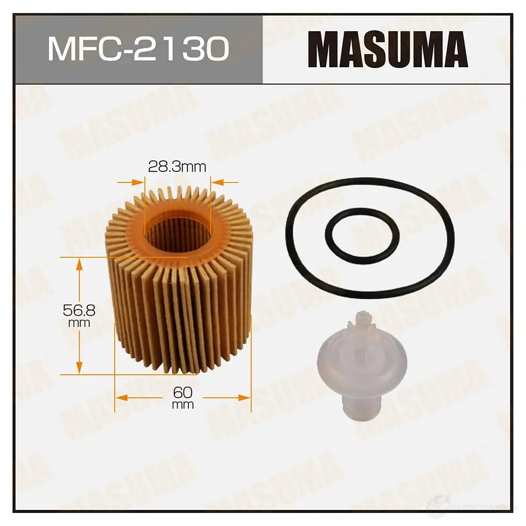 Фильтр масляный (вставка) MASUMA VE17M Y MFC-2130 1420577296 4560116741267