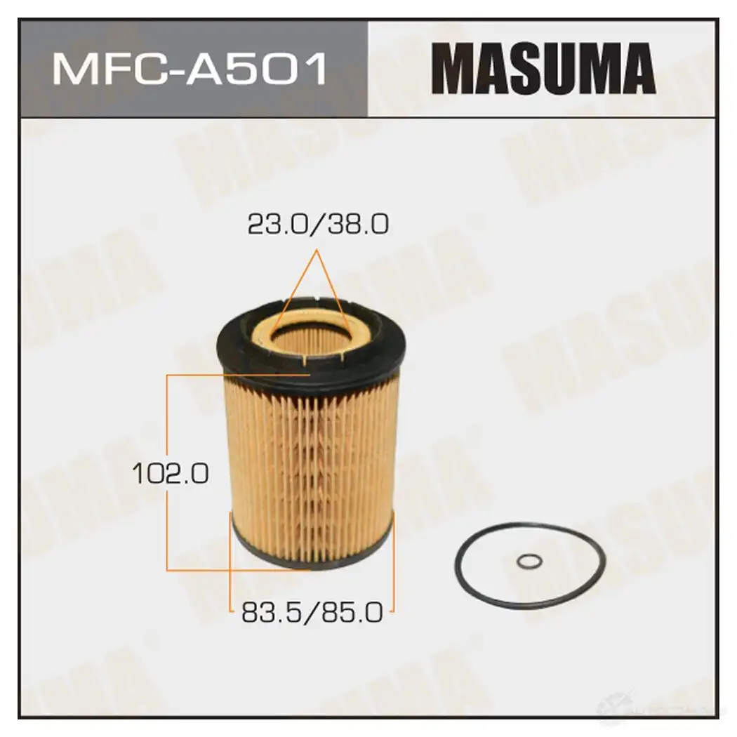 Фильтр масляный (вставка) MASUMA MFC-A501 4560116741328 1422884345 Z P6KEAA изображение 0