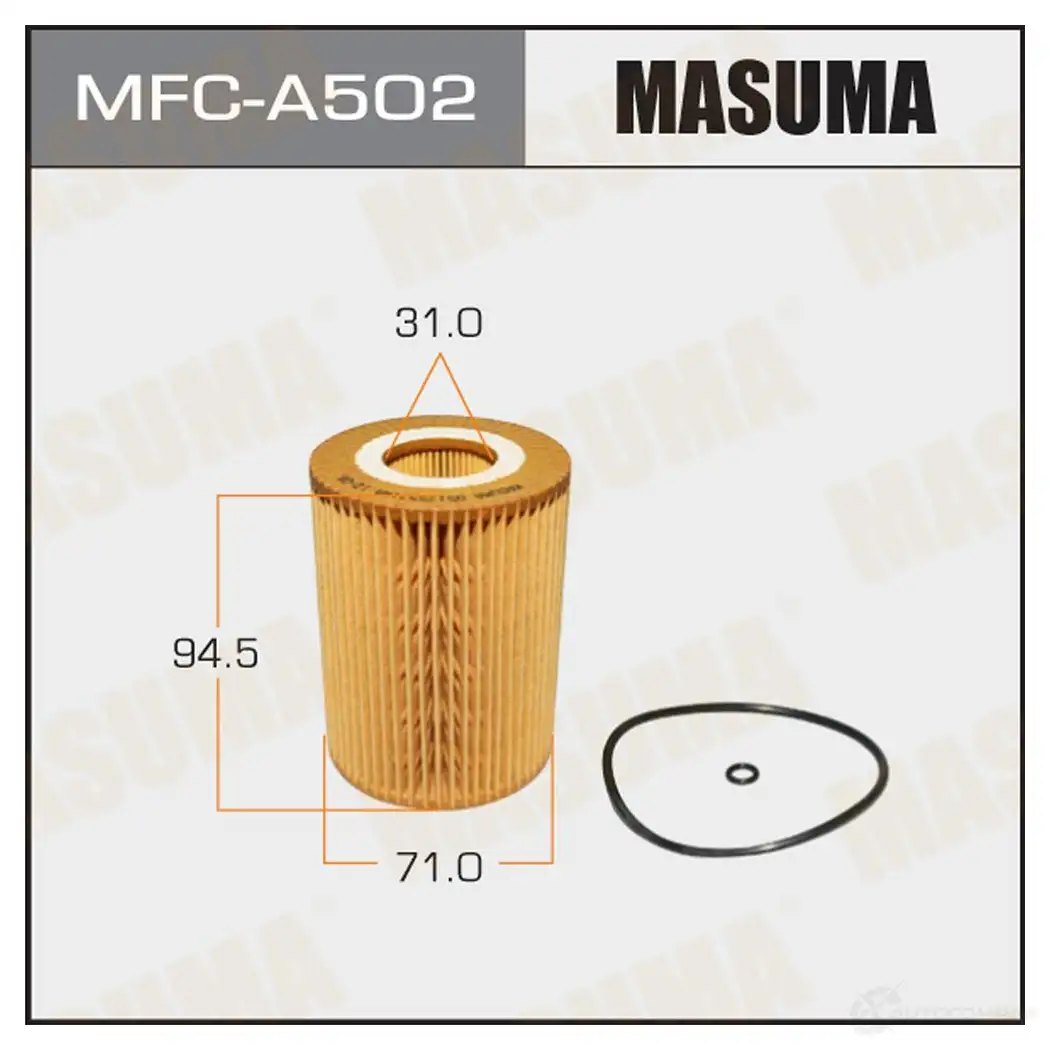 Фильтр масляный (вставка) MASUMA 4560116741359 8AH XL MFC-A502 1422884344 изображение 0