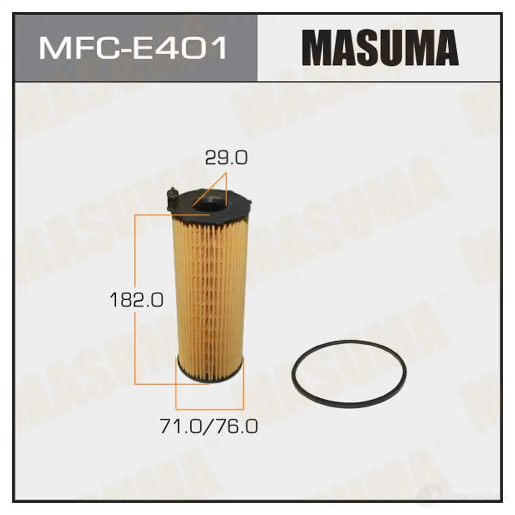 Фильтр масляный (вставка) MASUMA MFC-E401 F37G H6 4560116741212 1422883876 изображение 0