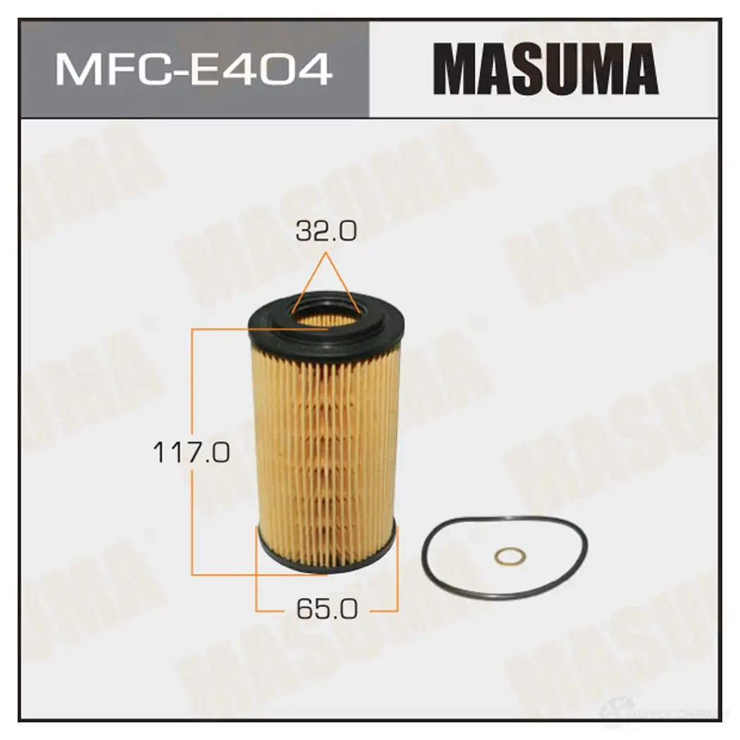 Фильтр масляный (вставка) MASUMA MFC-E404 1422884323 EXJ DU8Q 4560116741144